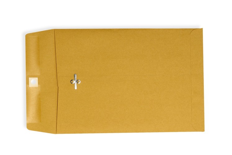 Lot of 100 brown kraft 10