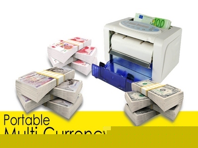 Multi-currency counter and counterfeit note detector