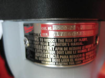 New milwaukee 6509-22 reciprocating sawzall 11 amp saw 