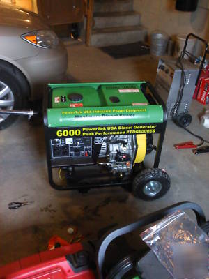 New power tek usa 6000 watt diesel generator 