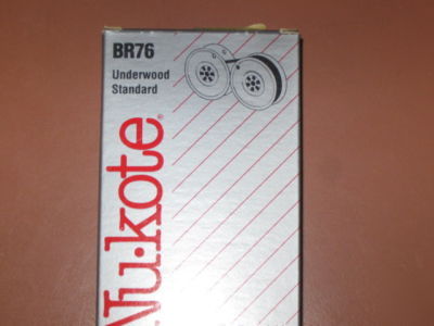Nukote BR76 typewriter ribbon for underwood, standard
