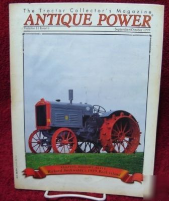 September october 1999 antique power magazine tractors