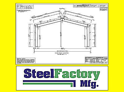 Steel factory mfg custom ibeam building design drawings