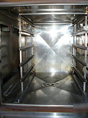 Used blodgett double deck combi steamer mdl BCS6