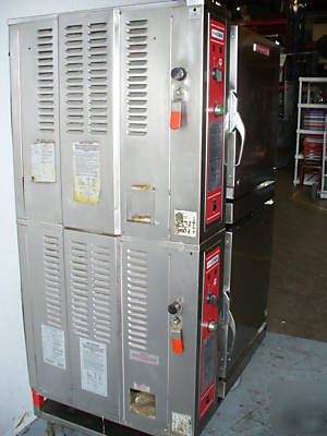Used blodgett double deck combi steamer mdl BCS6