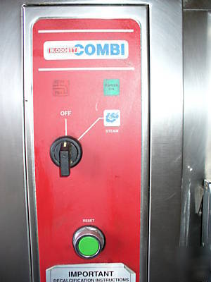 Used blodgett double deck combi steamer mdl BCS6