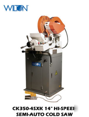 Wilton 350MM semi-auto cold saw non-ferrous, 460V