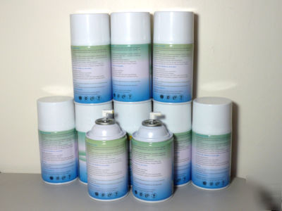 Lot of 10 odor neutralizer auto spray refills lemon