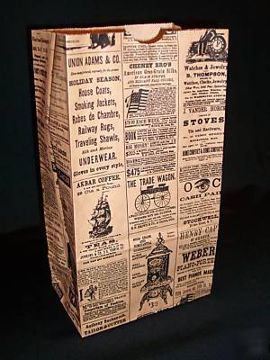 New 100 pcs sprint paper merchandise bag (sos 6LBS)