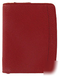 New filofax finsbury zip red mini organizer [ff-025088]
