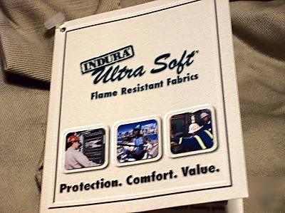 New indura coveralls - w/ tags - flame resistant - 48 t
