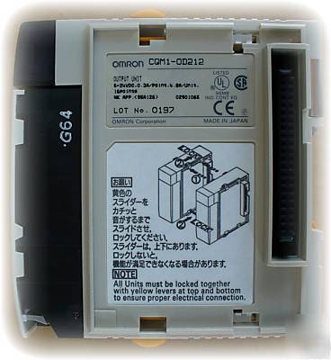 Omron programmable controller module CQM1 ID212