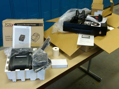 Pos system - printer, barcode scanner & cash drawer