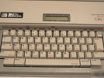 Smith corona CXL5100 typewriter w/ribbons