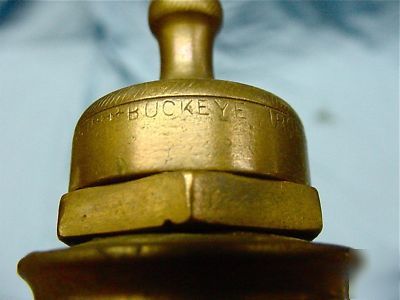 Unusual buckeye hit miss gas steam 6NGINE rod oiler