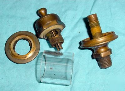 Unusual buckeye hit miss gas steam 6NGINE rod oiler