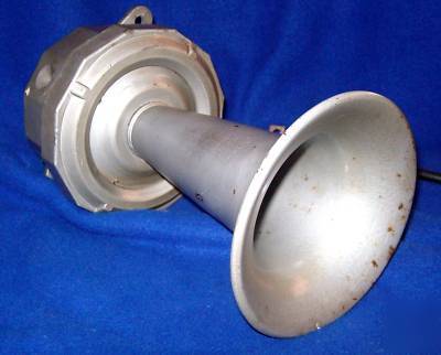 Vintage benjamin industrial electric signal horn 