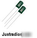 .001UF @ 400V polyester film dip capacitors : qty=150