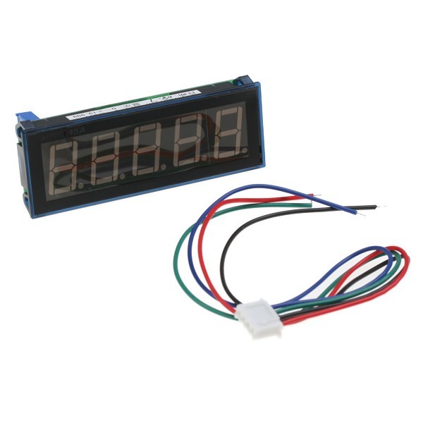 4 1/2 dc 20V red digital panel volt meter tester
