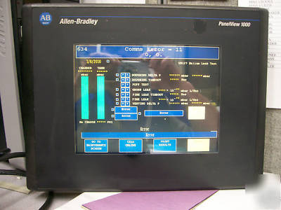 Allen bradley panelview 1000 2711-T10C1 used and tested