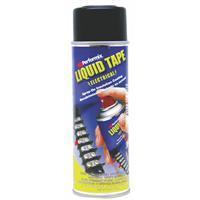 Black elec spray-on tape by plastic dip intnl 16003-6