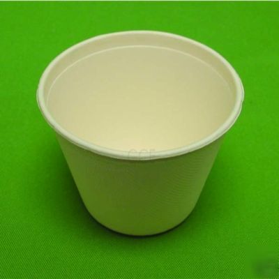 Compostable sugar cane bagasse 16 oz bowl 500 per case
