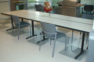 Haworth cubicles grey fabric & trim 6 x 6 plano tx