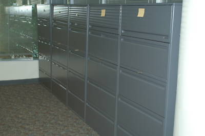 Haworth cubicles grey fabric & trim 6 x 6 plano tx