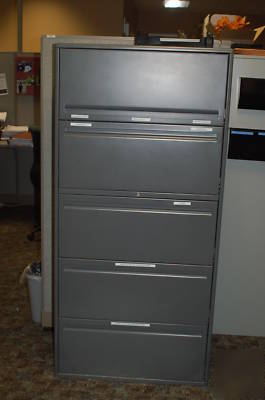Haworth cubicles grey fabric & trim 6 x 6 plano tx