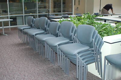 Haworth cubicles grey fabric & trim 6 x 6 plano tx