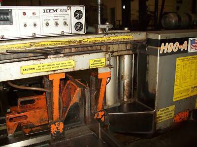 Hem saw model H90A, horizontal band saw