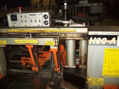 Hem saw model H90A, horizontal band saw