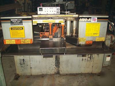 Hem saw model H90A, horizontal band saw