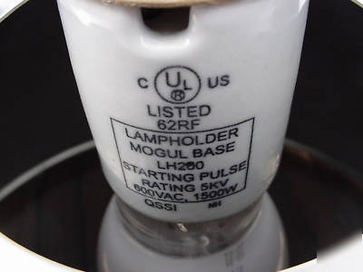 13 acculite 175 watt hi-lux light fixture & bulb unused