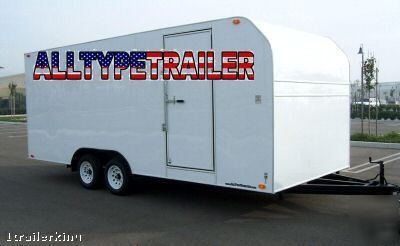 2009 enclosed motorcycle atv car hauler quad trailer