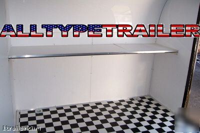 2009 enclosed motorcycle atv car hauler quad trailer