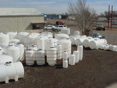 2500 gallon poly fresh water only storage tank tanks