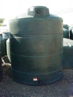 2500 gallon poly fresh water only storage tank tanks
