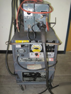 400 amp lincoln ideal - arc dc - 400 welder with wire f