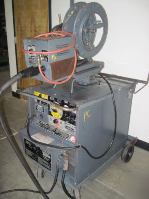 400 amp lincoln ideal - arc dc - 400 welder with wire f