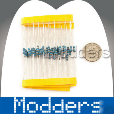 50 value 1/4W carbon film resistor (1R~10MR) 5% 2000PCS