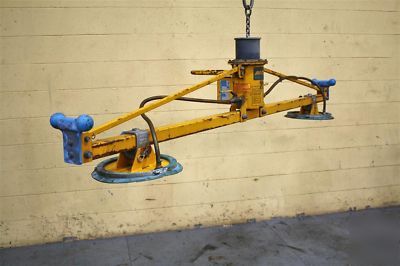 820 lbs anver 2 pad vacuum sheet lifter