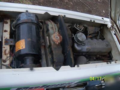Bolens diesel G212 tractor 21HP w/ 5' 3PT finish mower 