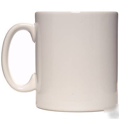 Catering/burger van hot drink plain mug vinyl sticker