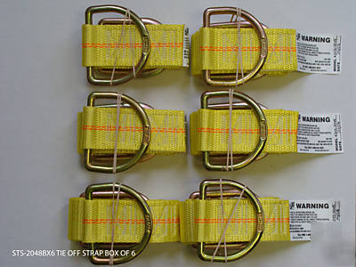 Fall protection safety tie off strap 48