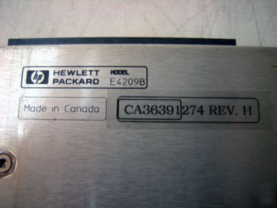 Hp agilent E4209B cell protocol processor 0-155MB/s