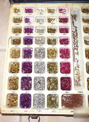 Large set of locksmith lock pins & springs