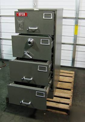 Mosler gsa 4-drawer file cabinet legal security safe