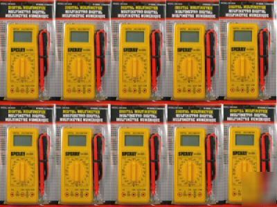 New a.w. sperry dm-360A 20 range multimeter(lot of 10)- 