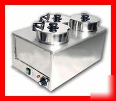 New triple electric counter top food warmer 